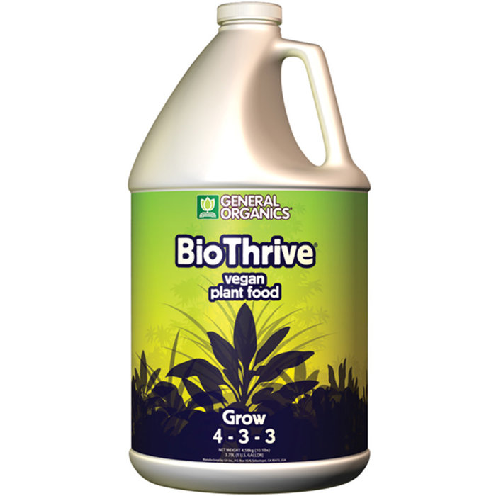 General Hydroponics - General Organics BioThrive Grow Gallon
