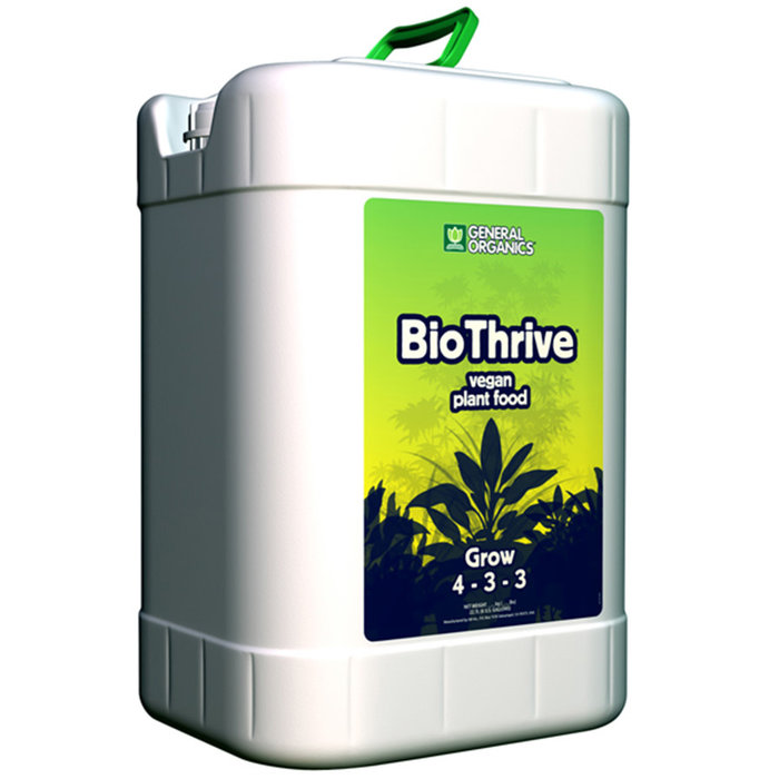 General Hydroponics - General Organics BioThrive Grow 6 Gallon