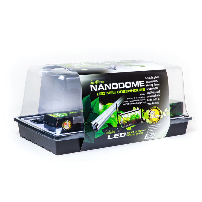 SunBlaster SunBlaster - LED Mini Greenhouse Kit with Strip Light Stand