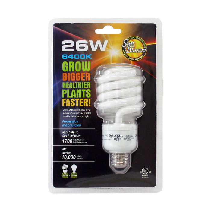 SunBlaster - CFL 6400K, 26W