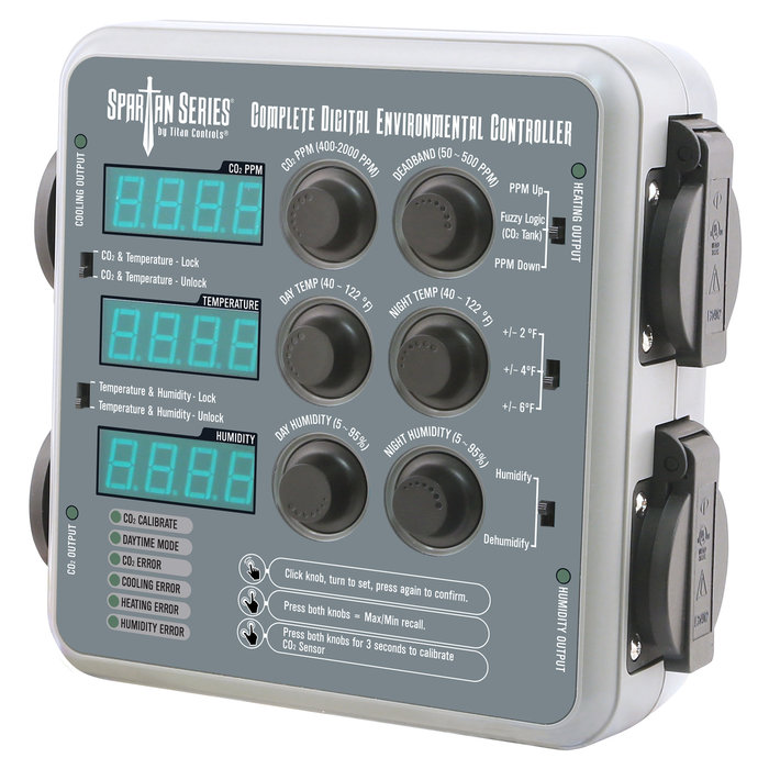 Titan Controls - Spartan Series Complete Digital Environmental Controller (Temperature, CO2 and Humidity)