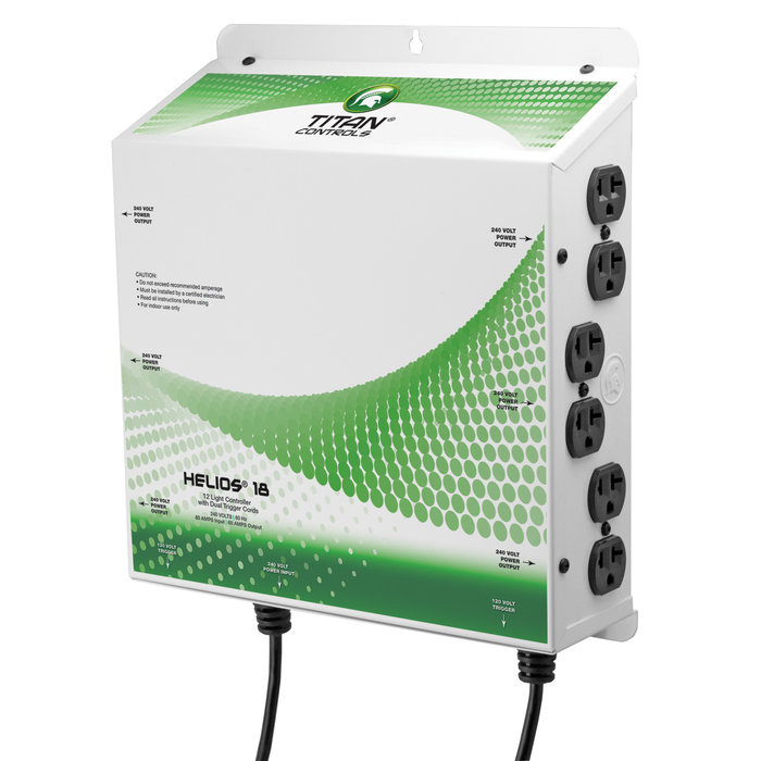 Titan Controls - Helios 18 - 12 Light 240 Volt Controller w/ Dual Trigger Cords