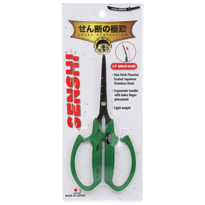 Shear Perfection - Senshi Non Stick Bonsai Scissor - 2.5 in Angled Blades
