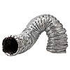 Ideal Air - Supreme Silver / Black Ducting 6 in x 25 ft