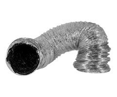 Ideal Air - Supreme Silver / Black Ducting 8 in x 25 ft
