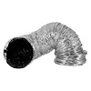 Ideal Air - Supreme Silver / Black Ducting 10 in x 25 ft