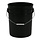 - Black Plastic Bucket 5 Gallon handle