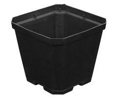 Gro Pro - Black Plastic Pot 4 in x 4 in x 3.5 in