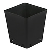 Gro Pro - Black Plastic Square Pot 5 x 5 x 5.25 in