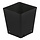 - Black Plastic Square Pot 5 x 5 x 5.25 in