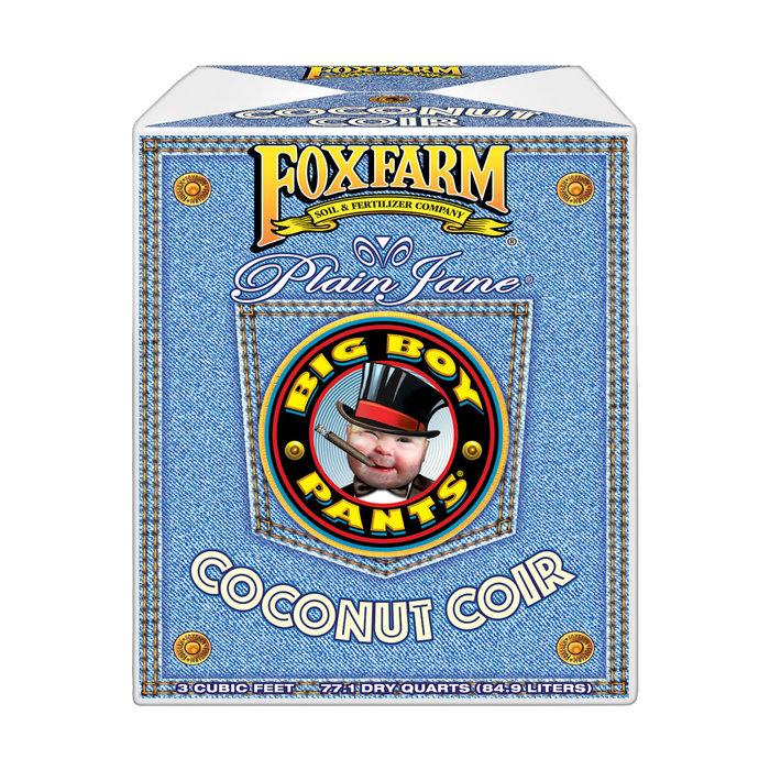 FoxFarm - Plain Jane Big Boy Pants Coconut Coir, 3.0 cu ft