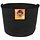 - Essential Round Fabric Pot w/ Handles 3 Gallon - Black
