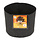 - Essential Round Fabric Pot - Black 3 Gallon