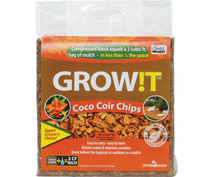 Grow!t - Organic Coco Coir Planting Chips, Block