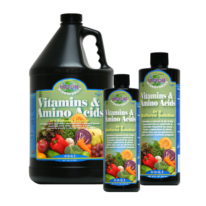 Microbe Life Hydroponics - Vitamin & Amino Acids, 2.5 gal