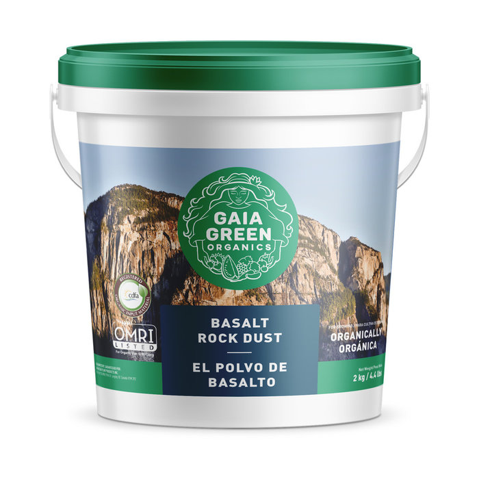 Gaia Green - Basalt Rock Dust, 2 kg U.S. (NA02)