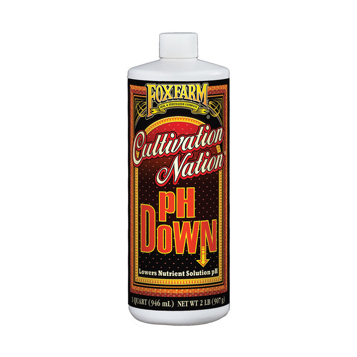 FoxFarm - Cultivation Nation pH DOWN, 1 qt,