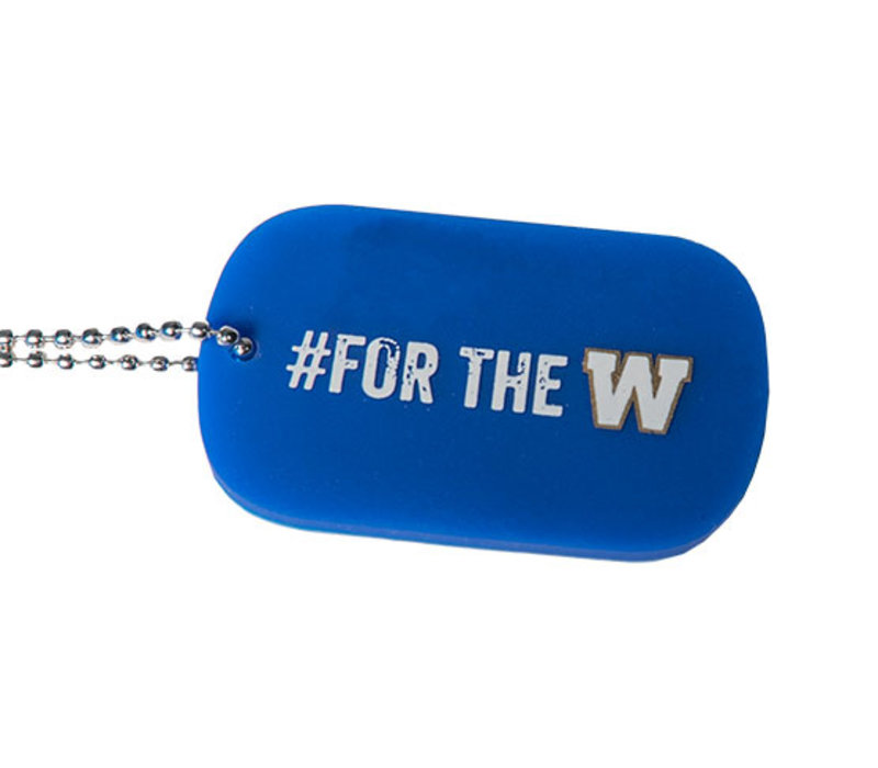 Silicone #ForTheW Dog Tag