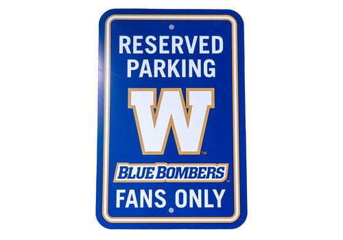 The Sports Vault Bombers Reserved Parking Sign