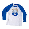 New Era Youth Footballs Logo Raglan Long Sleeve