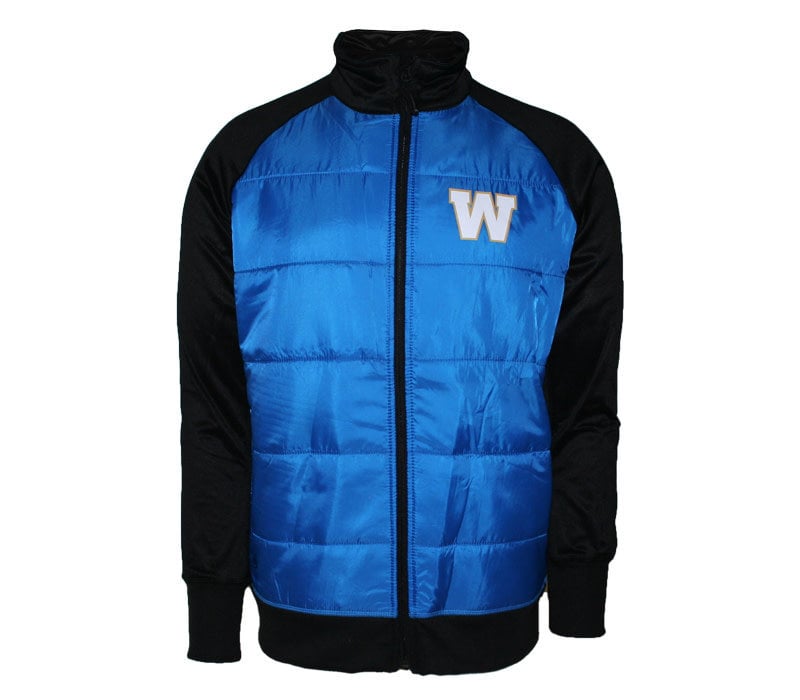 black warm up jacket