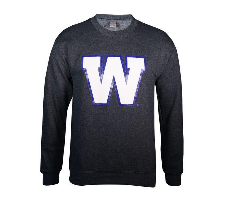 Dark Heather Primary W Crew Neck Sweatshirt
