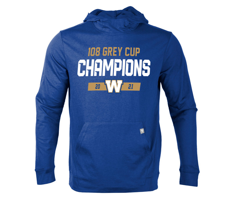Levelwear 108th Grey Cup Champions Zoom Thrive Royal Hoodie