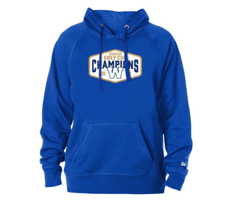 108th Grey Cup Champions 2021 Patch Logo Royal Hoodie
