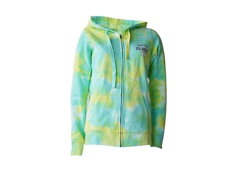 New Era Ladies' WPG Blue Bombers Tie Dye Fleece Zip Up Hoodie