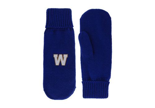 Gertex Ladies Embroidered W Royal Fleece Lined Mitten