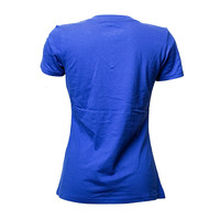 4her Ladies Blue Bombers Royal V-neck Tee