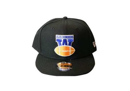 New Era 950 Black Retro Logo Black Snapback Cap