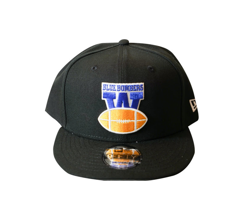 950 Black Retro Logo Black Snapback Cap