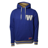 NE Men's Throwback Royal Hoodie