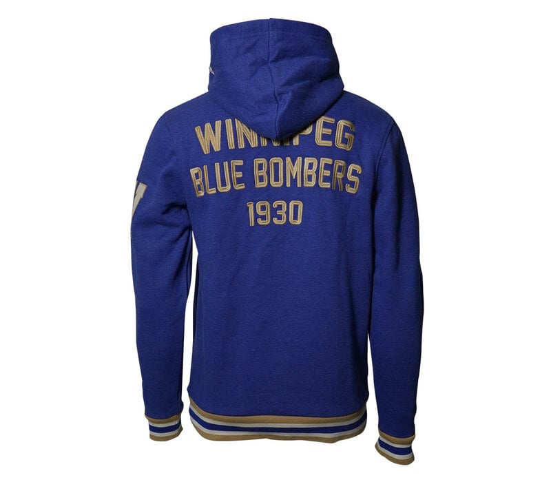 NE Men's Throwback Royal Hoodie