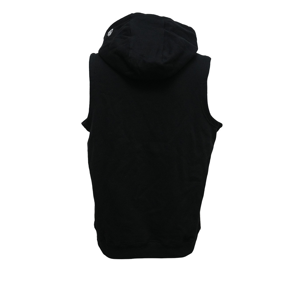 Basic Black Sleeveless Compression Hoodie in 2023