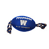 Pets First Football With Rope Pet Toy