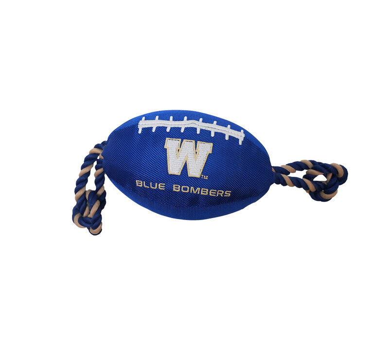 Football With Rope Pet Toy