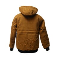 Cotton Canvas Insulated Bomber Jacket