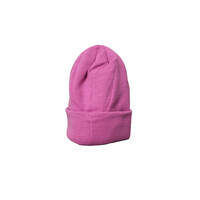 Ladies Faux Patch 2023 Pink Collection Beanie