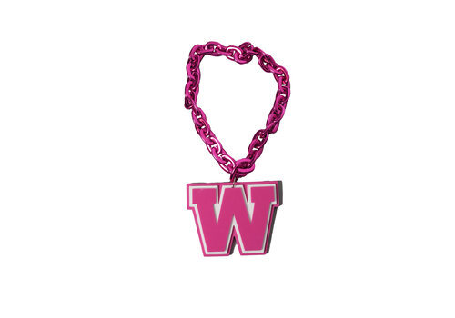 FanFave Fan Pink Chain with Primary W