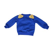 Hayhay Toddler Royal Bow Fleece Crew