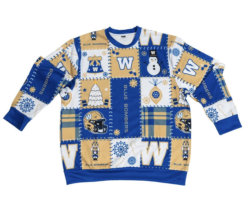 Holiday Square Printed Ugly Sweater