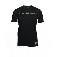 NE Men's Blue Bombers Black Tee