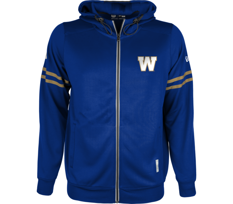 NE SL Men's Anchor ZP Royal Hoodie