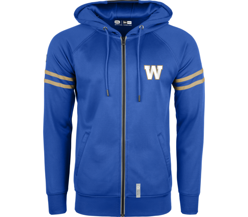 NE SL Women's Anchor ZP Royal Hoodie