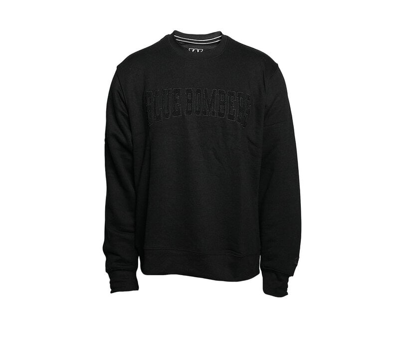 Bulletin Men's Chenille Black on Black Crew