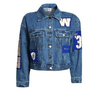 Women's Game Ball Denim Jacket