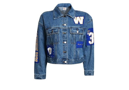 Norm Smiley Sales Inc. Women's Game Ball Denim Jacket