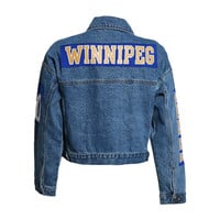 Women's Game Ball Denim Jacket